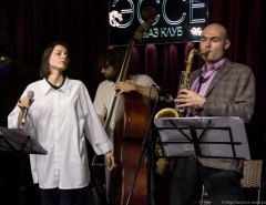 Квартет Ивана Фармаковского и Анастасия Волокитина в джаз-клубе "Эссе"