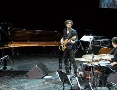 Презентация альбома «Open Strings»: Евгений Лебедев (рояль) - Антон Ревнюк (гитара, контрабас) - Игнат Кравцов (ударные)