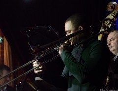 Stafford Hunter (тромбон, США) и трио Алексея Подымкина в клубе Эссе
