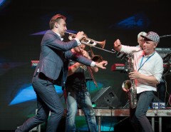 Группа Leonid & Friends в клубе Yota Arena