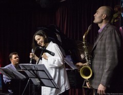 Квартет Ивана Фармаковского и Анастасия Волокитина в джаз-клубе "Эссе"