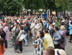 Первый день Московского джазового фестиваля - Мариам Мерабова и Евгений Маргулис в Саду Эрмитаж