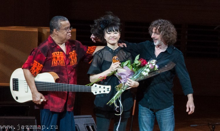 Hiromi Uehara во время гастролей в Москве