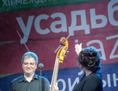 Даниил Крамер (рояль) и Хибла Герзмава (вокал) на фестивале Усадьба ДЖАЗ 2015