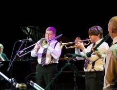 Moscow Ragtime Band, Полина Касьянова (вокал) и Валерий Гроховский (рояль)