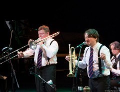 Moscow Ragtime Band, Полина Касьянова (вокал) и Валерий Гроховский (рояль)