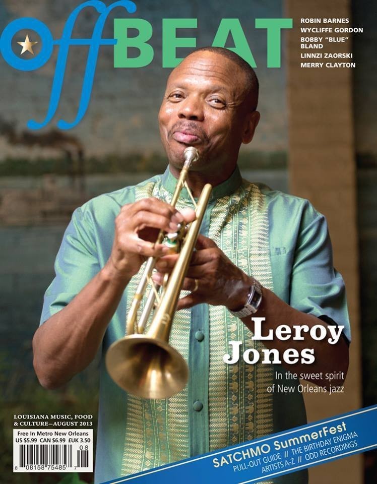 Знаменитый джазовый трубач Лерой Джонс (Нью-Орлеан)